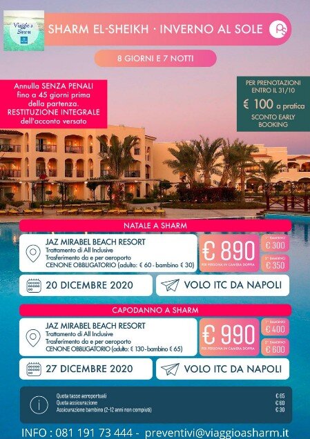 Natale e Capodanno a Sharm